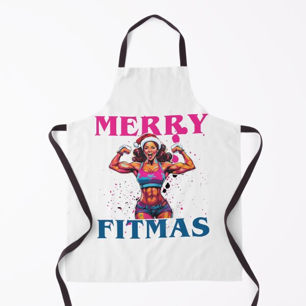 Item preview, Merry Fitmas Gym Miss Santa designed and sold by CyberArtistOne.