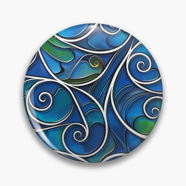Artikelvorschau, Neuseeland Māori Paua Muster Koru Design 20 entworfen und verkauft von GrinGalore.