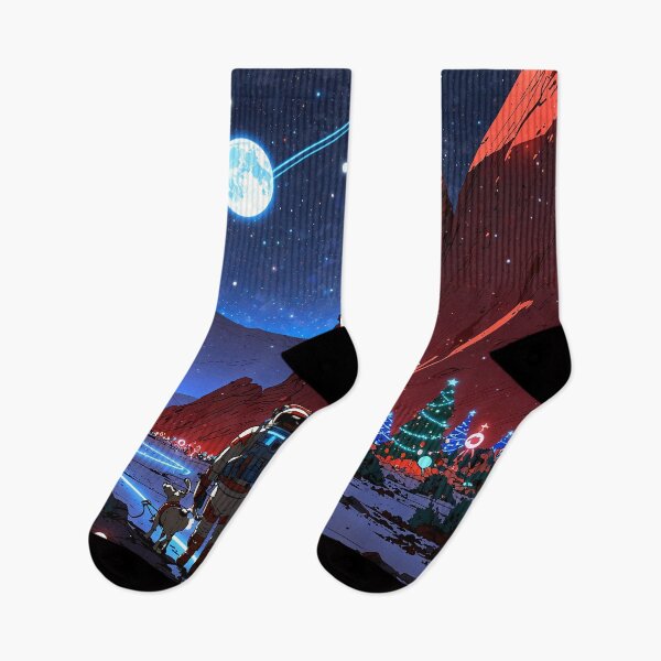 Item preview, Solitary Christmas on Mars designed and sold by Pays-des-Pixels.