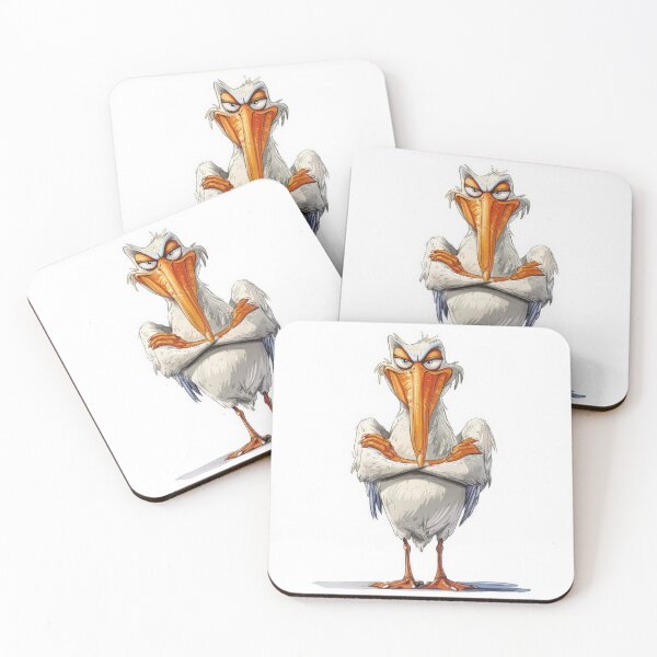 Item preview, Fierce Cross Armed Pelican designed and sold by digifotis.