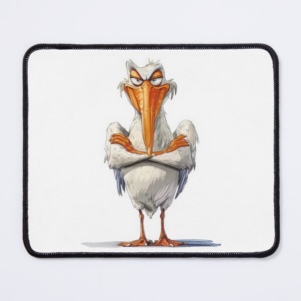 Item preview, Fierce Cross Armed Pelican designed and sold by digifotis.