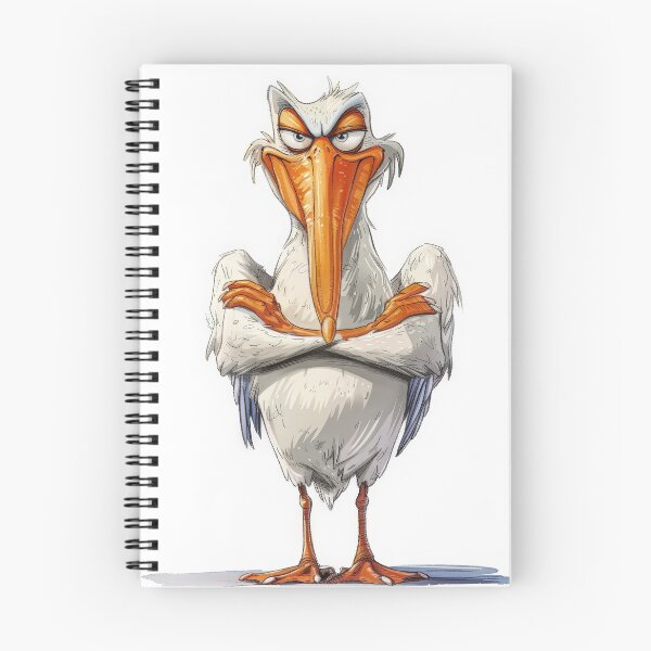 Item preview, Fierce Cross Armed Pelican designed and sold by digifotis.