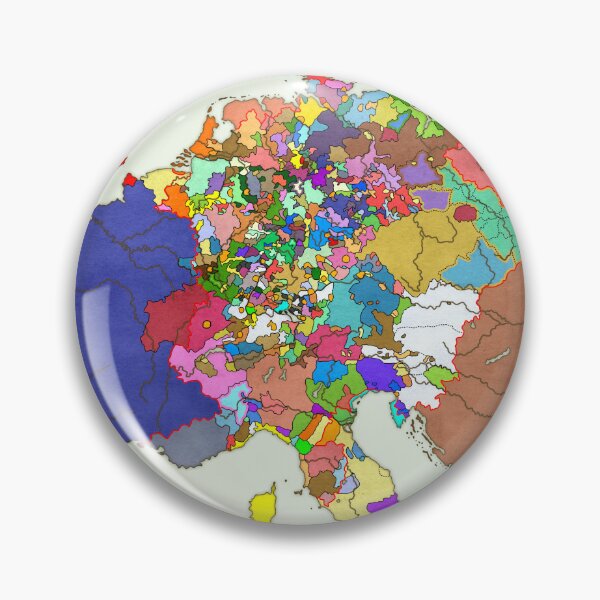 Artikelvorschau, Karte des Heiligen Römischen Reiches im Jahr 1337 (Politisch/Ohne Text) entworfen und verkauft von Stefan Z..
