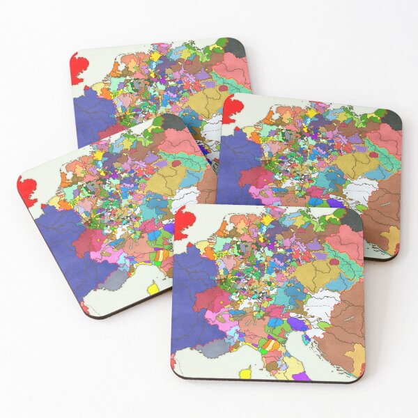 Item preview, Map of the Holy Roman Empire in 1337 (Political/No Text) designed and sold by Stefan Z..