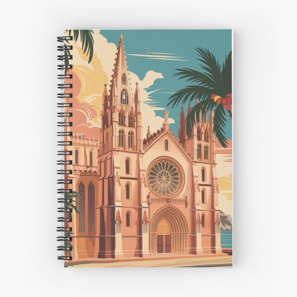 Item preview, Mallorca Vintage Travel Poster designed and sold by TravelerRat.