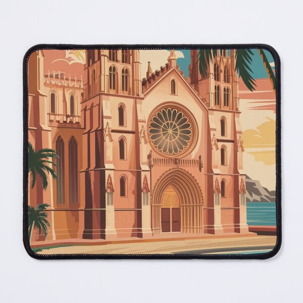 Item preview, Mallorca Vintage Travel Poster designed and sold by TravelerRat.
