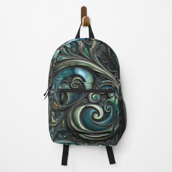 Item preview, New Zealand Māori Paua Pattern Koru Design 23 designed and sold by GrinGalore.