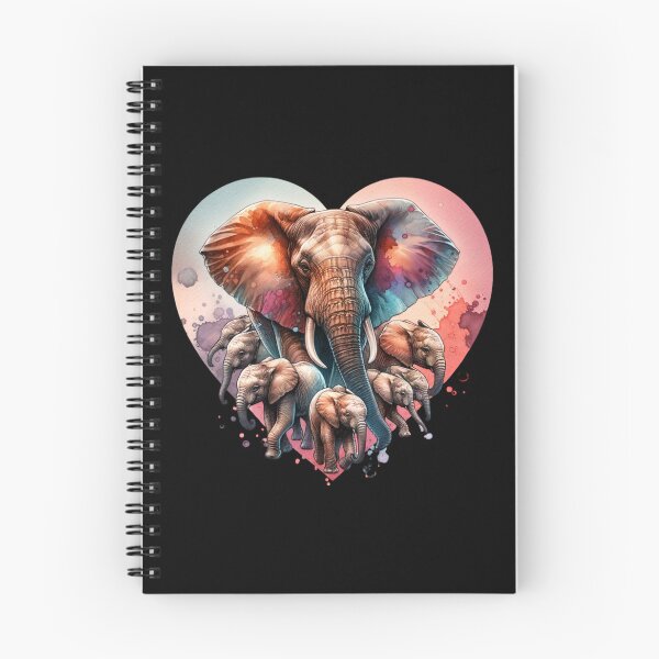 Item preview, Heart with African Elephants for man woman Elephant lover  designed and sold by All Year Round.