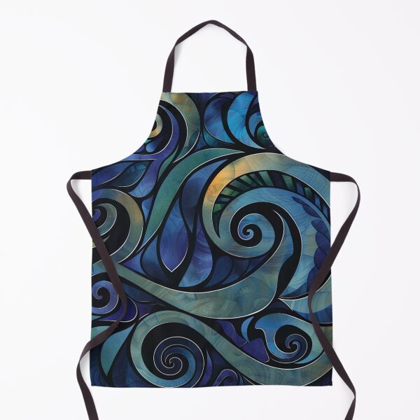 Item preview, New Zealand Māori Paua Pattern Koru Design 24 designed and sold by GrinGalore.