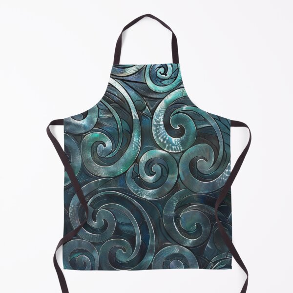Artikelvorschau, Neuseeland Māori Paua Muster Koru Design 25 entworfen und verkauft von GrinGalore.