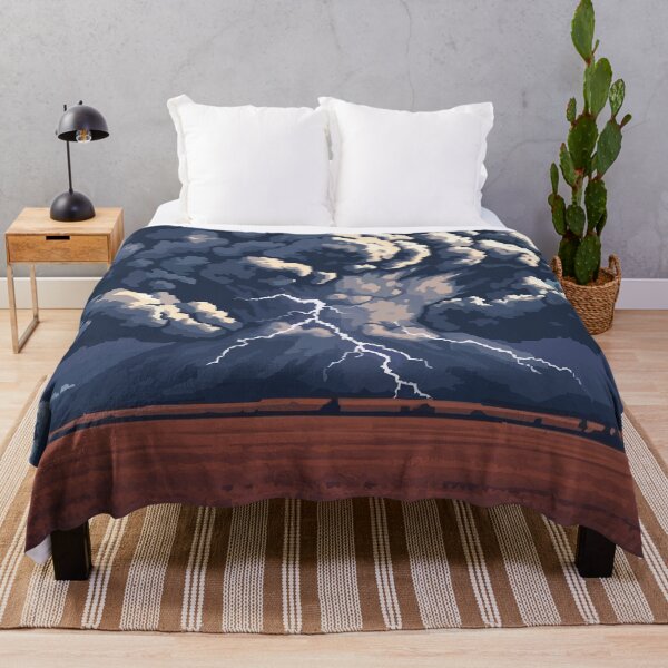 Item preview, Pixel Storm Clouds Over the Field designed and sold by NaturePixel.