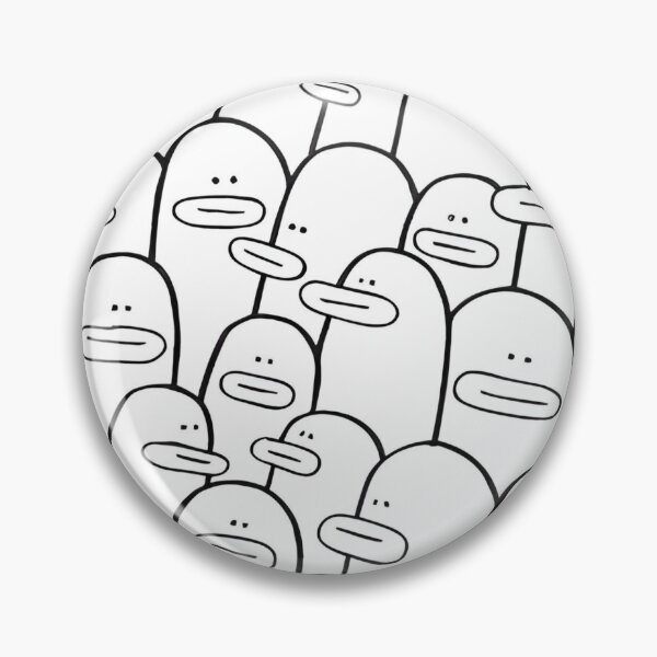 Item preview, Abstract Duck Doodle Black White Cartoon designed and sold by DALdesignstore.