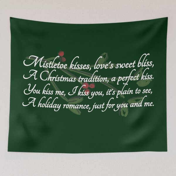 Item preview, Love and kisses under the mistletoe on Christmas. designed and sold by InkMarks.