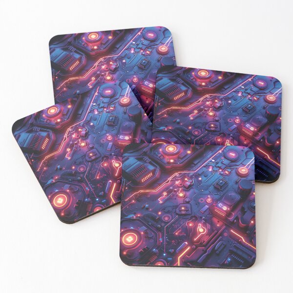 Item preview, Neon Circuitry Dreamscape designed and sold by PiNGGoGoRi.
