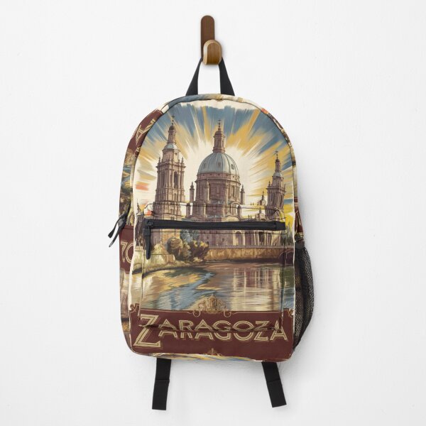 Item preview, Zaragoza Vintage Travel Poster designed and sold by TravelerRat.