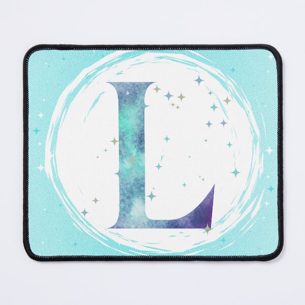 Item preview, Letter L Monogram watercolor galaxy designed and sold by iRenza.
