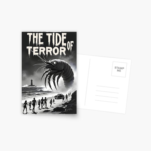 Item preview, The Tide of Terror Giant Shrimp designed and sold by AIPunisher.