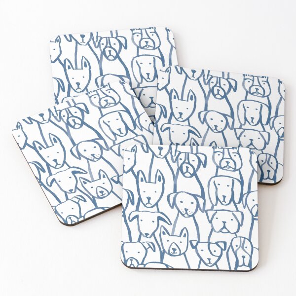 Item preview, Copy of Abstract Blue Dog Doodle Cartoon designed and sold by DALdesignstore.