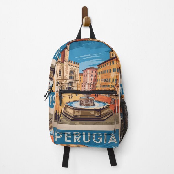 Item preview, Perugia Vintage Travel Poster designed and sold by TravelerRat.