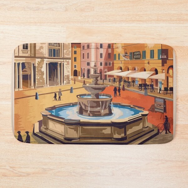 Item preview, Perugia Vintage Travel Poster designed and sold by TravelerRat.