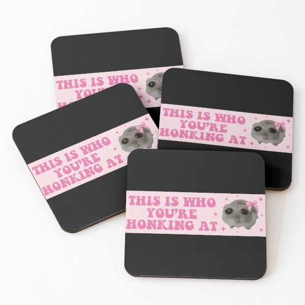 Item preview, this is who you are honking at sad hamster bumper designed and sold by Jaxym.