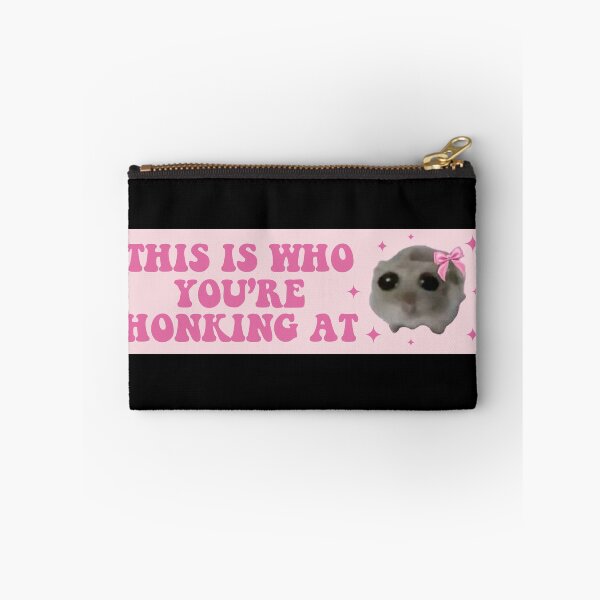 Item preview, this is who you are honking at sad hamster bumper designed and sold by Jaxym.