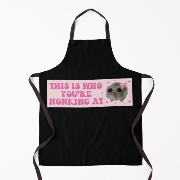 Item preview, this is who you are honking at sad hamster bumper designed and sold by Jaxym.