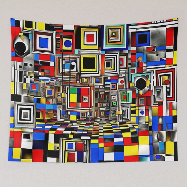 Item preview, Squares 3 designed and sold by George Hutton Hunter.