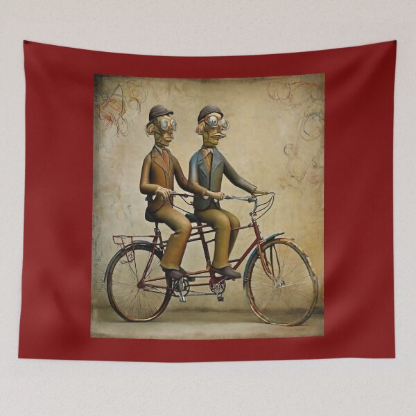 Item preview, "Tandem Bike Adventure" designed and sold by Artisticanvas.