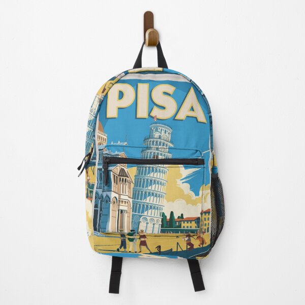 Item preview, Pisa Vintage Travel Poster designed and sold by TravelerRat.