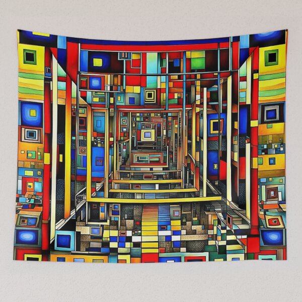 Item preview, Squares 4 designed and sold by George Hutton Hunter.
