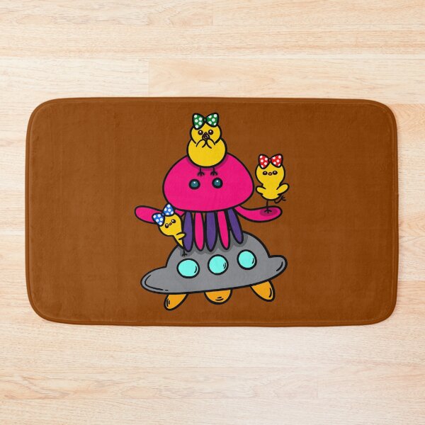 Item preview, Space chicks traveling on a spaceship with alien designed and sold by Demeka-chan.