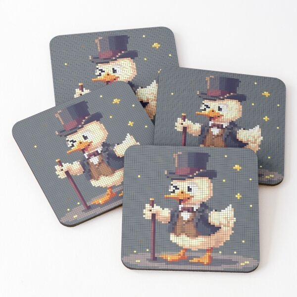 Item preview, Pixel Duck and the Mighty Stick designed and sold by NaturePixel.