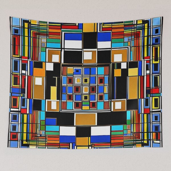 Item preview, Squares 5 designed and sold by George Hutton Hunter.