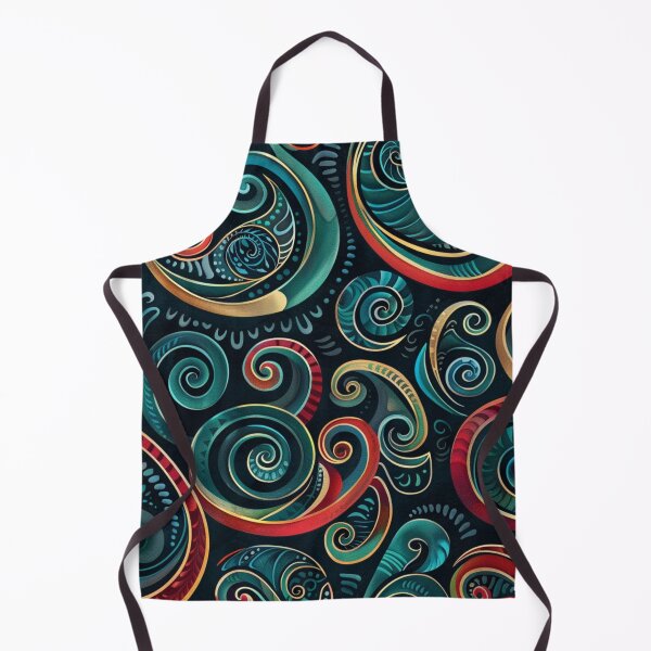 Item preview, New Zealand Māori Paua Pattern Koru Design 33 designed and sold by GrinGalore.