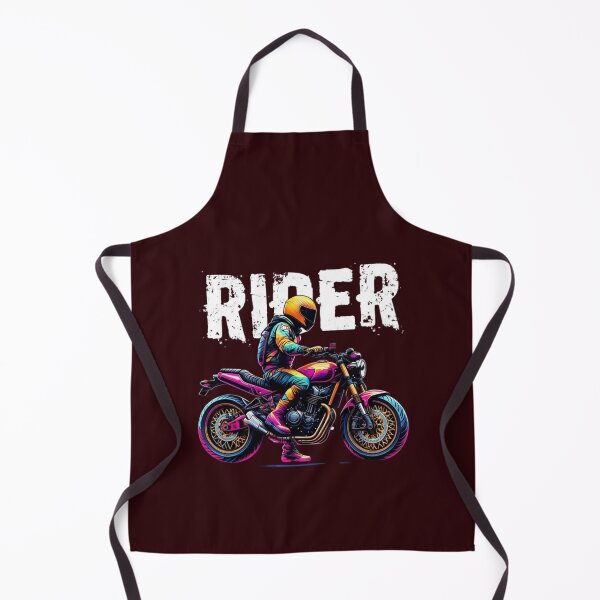 Item preview, Neon-Lit Motorcyclist With Crimson designed and sold by Aise06.