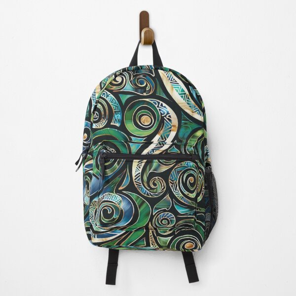 Item preview, New Zealand Māori Paua Pattern Koru Design 34 designed and sold by GrinGalore.