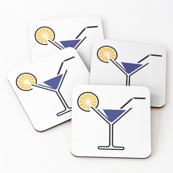 Item preview, Cocktail Glass / Martini Glass (Blue / 3C) designed and sold by MrFaulbaum.