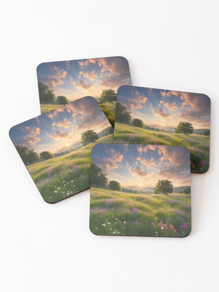 Thumbnail 1 of 5, Coasters (Set of 4), Forest designed and sold by R77shop.
