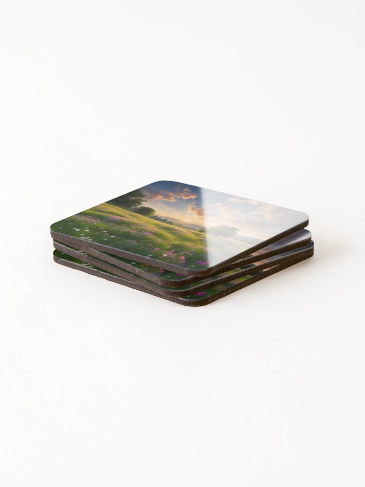 Thumbnail 4 of 5, Coasters (Set of 4), Forest designed and sold by R77shop.
