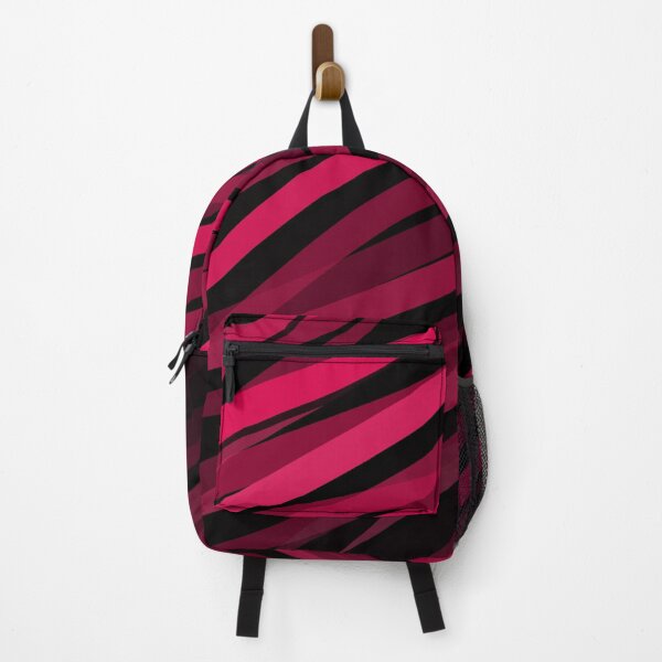 Item preview, Pink color stringy thick wavy line stripes background  designed and sold by SpinklyCreations.