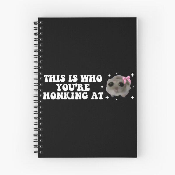 Item preview, this is who you are honking at sad hamster bumper designed and sold by Jaxym.