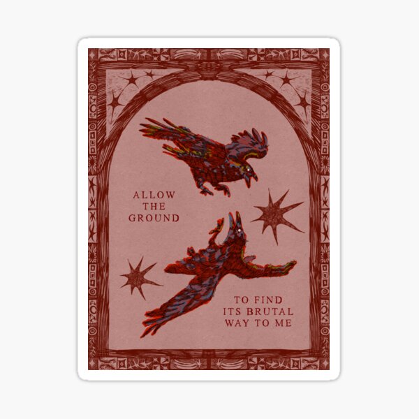 Item preview, Red Crows designed and sold by LizzieOrmian.