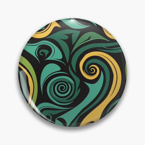 Item preview, New Zealand Māori Paua Pattern Koru Design 38 designed and sold by GrinGalore.