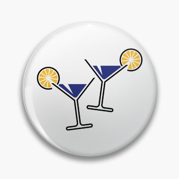 Item preview, 2 Cocktail Glasses / Martini / Cheers (Blue / 3C) designed and sold by MrFaulbaum.