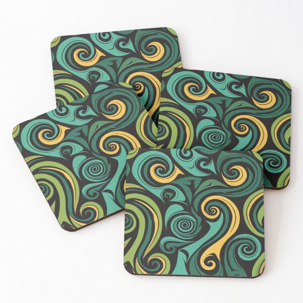 Item preview, New Zealand Māori Paua Pattern Koru Design 38 designed and sold by GrinGalore.