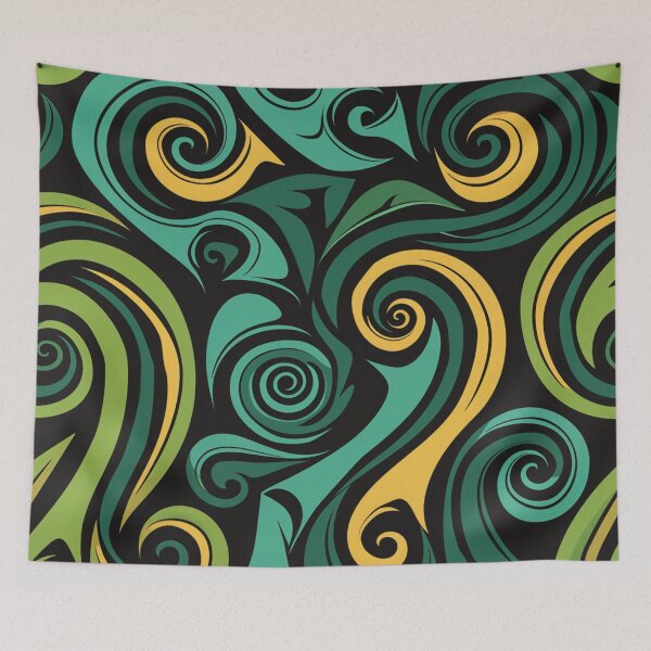 Item preview, New Zealand Māori Paua Pattern Koru Design 38 designed and sold by GrinGalore.