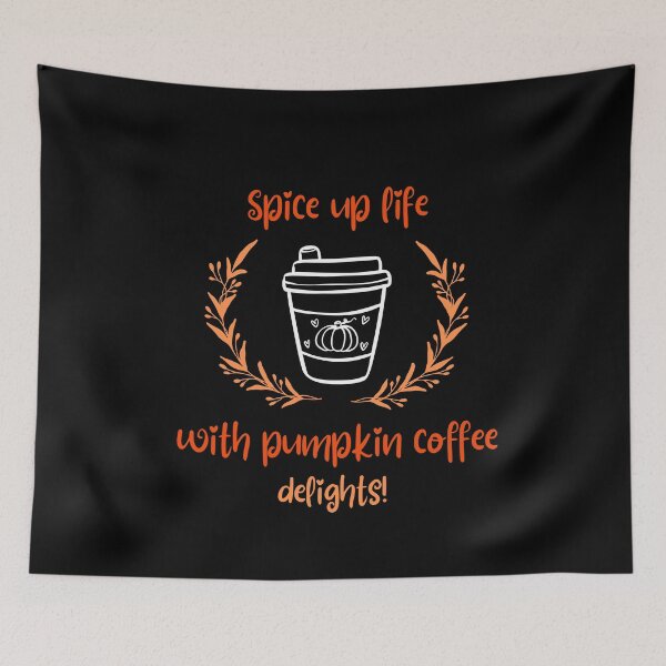 Item preview, Spice Up Life With Pumpkin Coffee Delights Autumn Pumpkin Coffee designed and sold by Joewithlove.