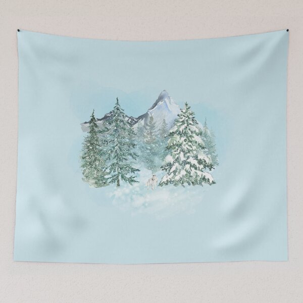 Item preview, Wolf’s Winter Watch designed and sold by moxdesign.