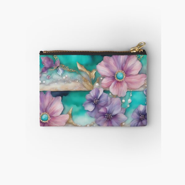 Item preview, Turquoise Flower Bed designed and sold by CalmnessbyChoice.